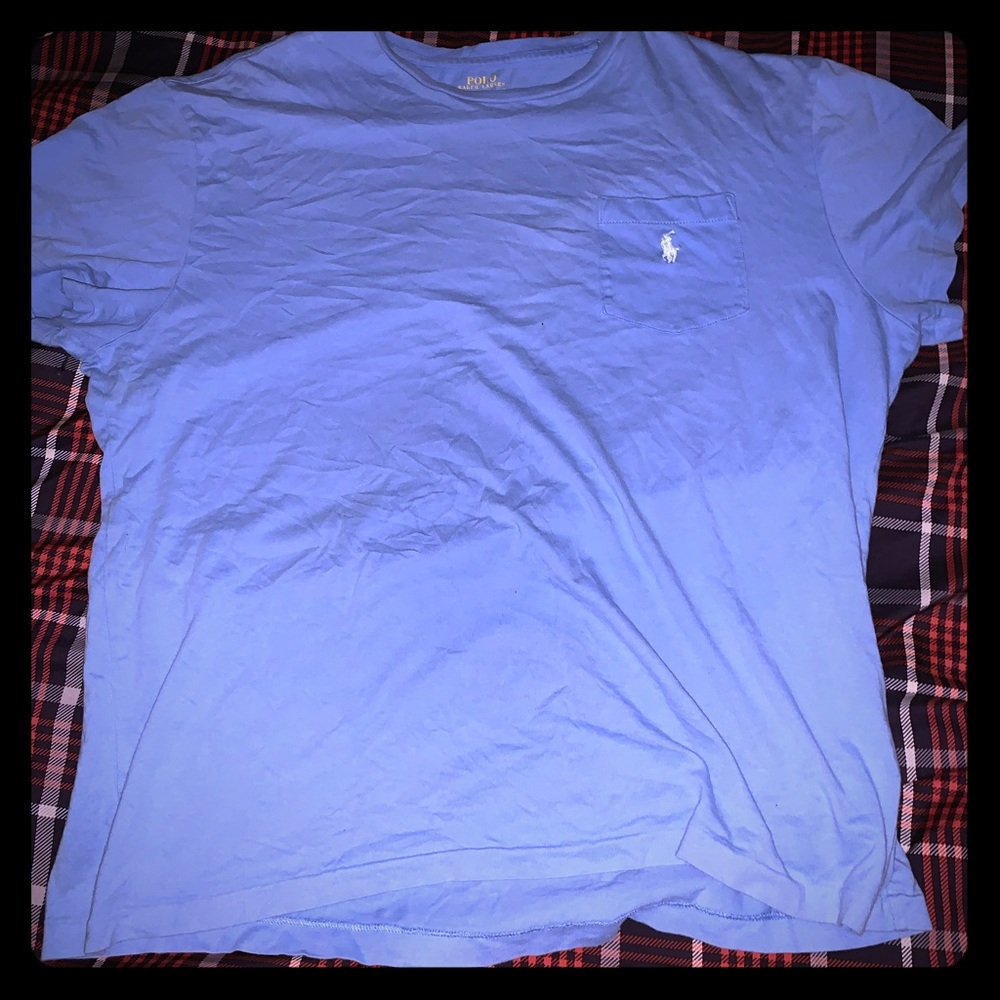 Polo Ralph Lauren light blue large t shirt